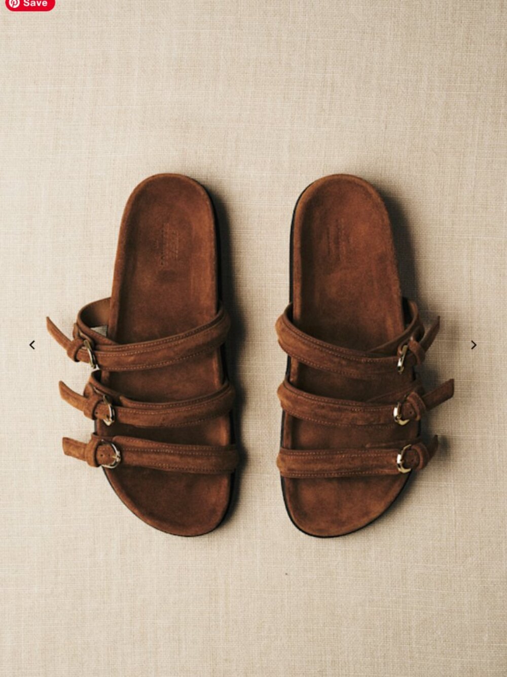 Sezane Low Ysee Sandals Hazelnut 38 Like New